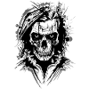 Zombie Cyber - Skull