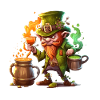 Grinning Leprechaun Goblin