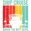 Sjovt Cruise Cruiser Cruise Skib Retro