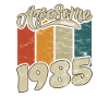 1985 Birthday Awesome since Retro