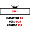 T shirt triathlon Distance L