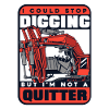 Sluta gräva inte en Quitter grävmaskin Duty Cycle Crane