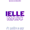 #pronounsarebeautiful ielle/masc