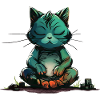 MEditating Cat