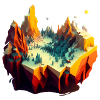Natural landscape voxel