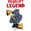 Powerlifting Deadlift Legend