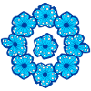 blue bouquet