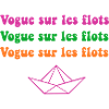 Vogue sur les flots