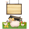 Pasture Pals Rustic Farm Sign