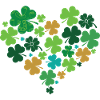 Clover Heart Saint-Patrick
