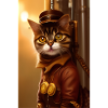 Chat Steampunk Style