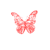 Roter Schmetterling Tee