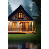 Charming lakeside cabin