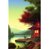 Charming lakeside cabin