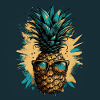 Funny pineapple fruit