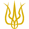 Ukraine Våbenskjold Zelenskyj gul Slava Ukraini