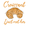 Funny croissant design