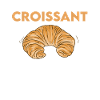 Funny croissant design