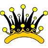 Couronne partie dorée