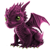 Pinker Baby Drache
