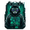 Cyber Hacker Cat