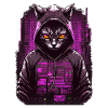 Cyber Hacker Cat