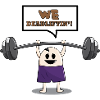Salle d'entraînement We Deadlifting Powerlifter