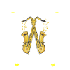 Saxophon Mutter Saxophonspieler