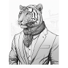 Tiger Scarf Suit Gift