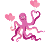 Octopus Heart Enfants Calmar