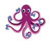 Octopus Gamer Kids Octopus