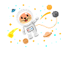 Otter lover Astronaut