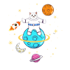 Astronaut Lovers Cat Owners
