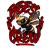 3d Bee CREW 2023red2