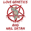 Love Genetics and Hail Satan