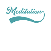 Meditation lettering