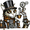 Chat Steampunk
