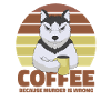 Coffee Dog Husky