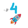 Fusée et espace 4e anniversaire