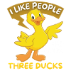 Comic Duck Sjovt at sige Cartoon Duck