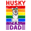 Husky Papa LGBTQ