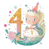 Princesse 4 Anniversaire
