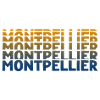 Montpellier Gradient Wortkunst