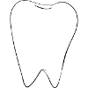 White tooth