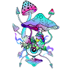 Psytrance Champignons Psychédéliques
