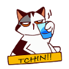 Tchin le chat