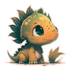 Small But Spunky Baby Dino