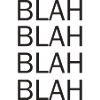 bla bla bla