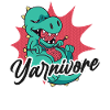 Knitting Knitter Pun Dinosaur