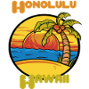 Honolulu Sunset Holiday Hawaii Palms Ozea